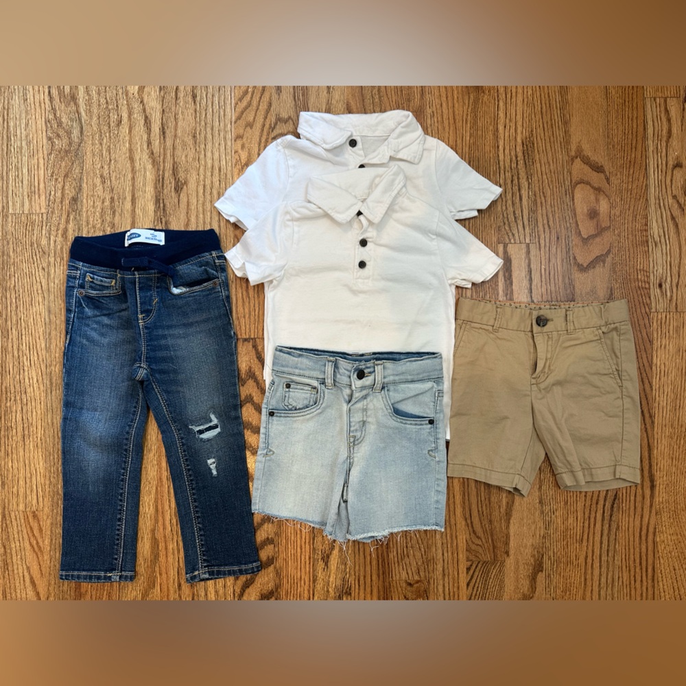 Bundle of toddler boy shorts and jeans size 2T